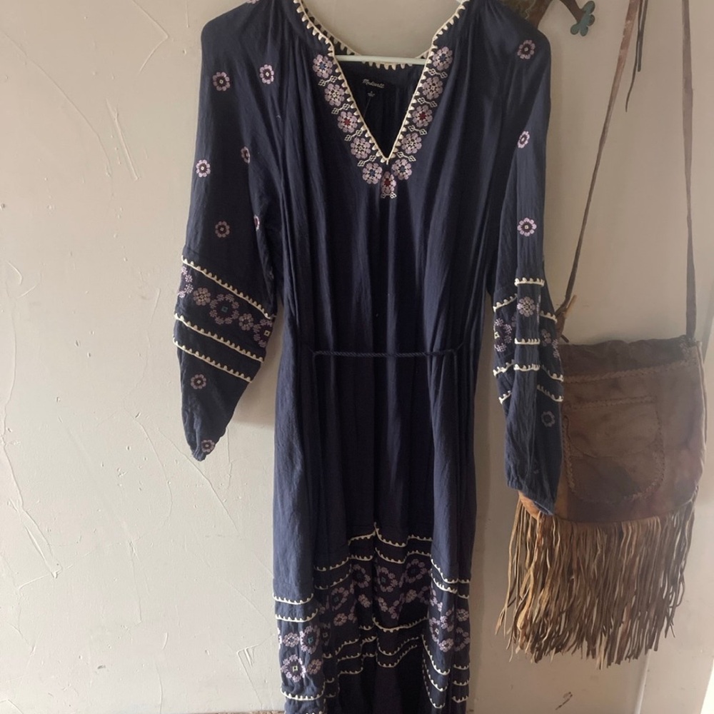Madewell embroidered dress